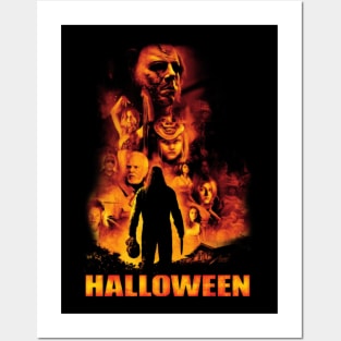 Retro Halloween Movie Posters and Art